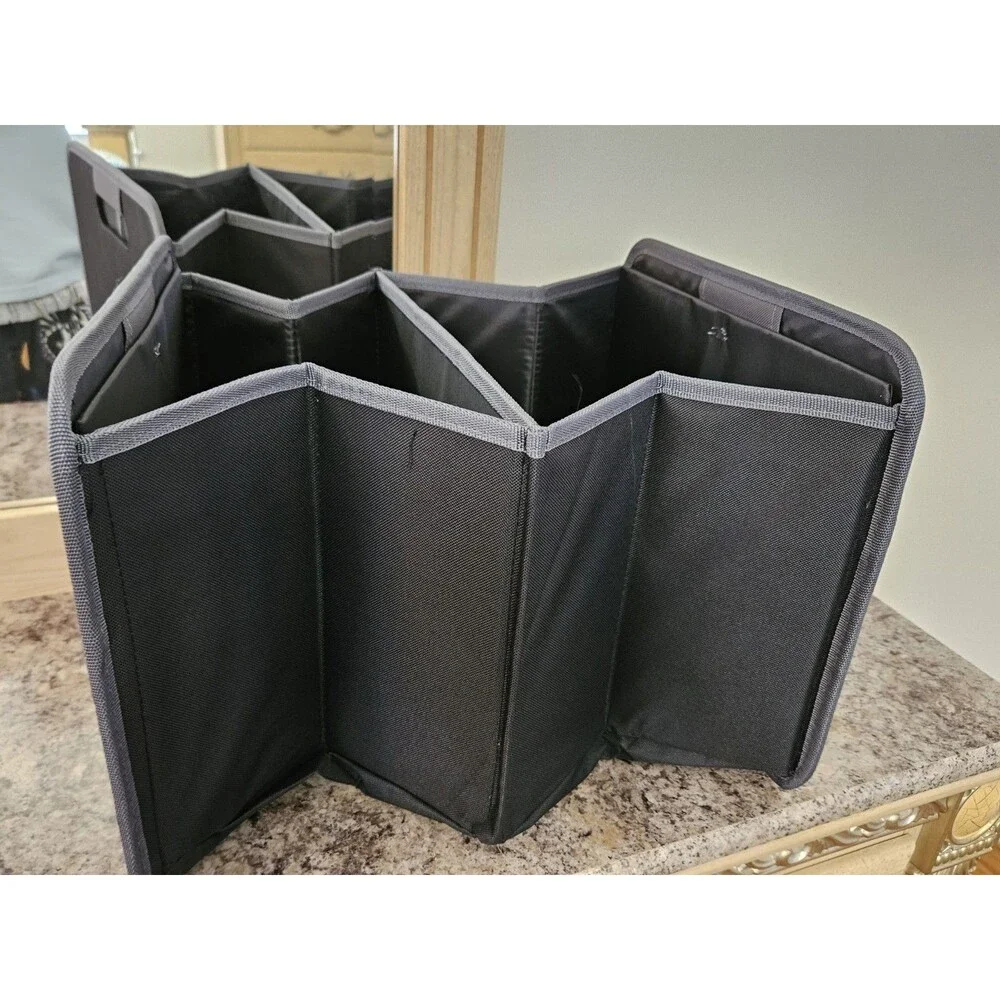 NIP Meori Collapsible Trunk Organizer Portable Double File Organizer Caddy